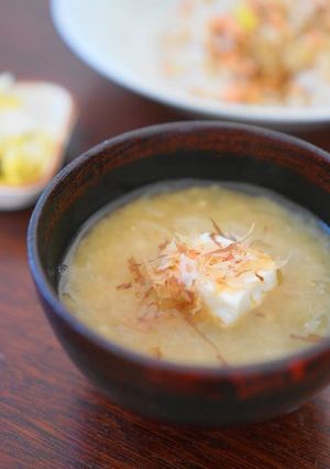 玉ねぎの変わり味噌汁-レシピのメイン写真