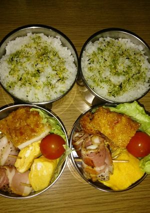 お弁当に！簡単うずらの卵ベーコン巻き♪-レシピのメイン写真