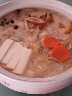さつまいもが美味しい豆乳鍋-レシピのメイン写真