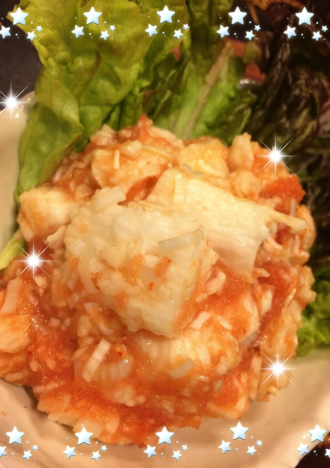 山芋(とろろ芋)のタタキネギ明太子和え-レシピのメイン写真