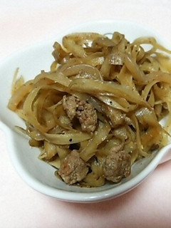 我が家のキンピラゴボウ-レシピのメイン写真