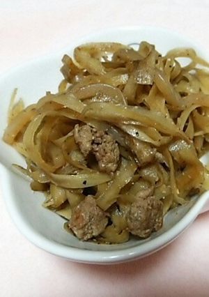 我が家のキンピラゴボウ-レシピのメイン写真