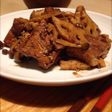 れんこんと厚揚げのバルサミコ酢炒め