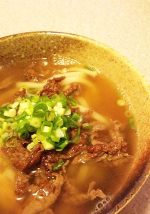 白だしと生姜で簡単関西風肉うどん-レシピのメイン写真