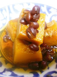 冬至 甘納豆で南瓜のいとこ煮-レシピのメイン写真