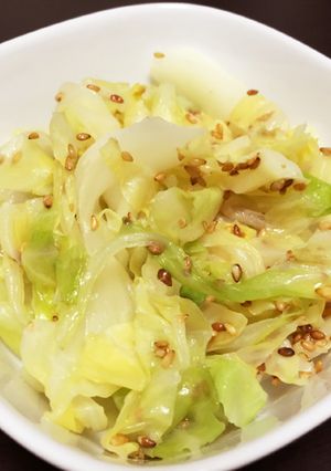 キャベツの胡麻塩和え-レシピのメイン写真
