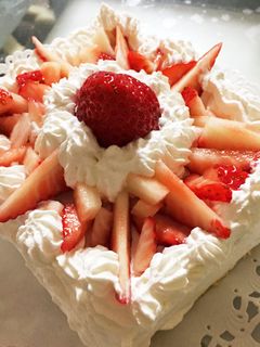 ノンオイルスポンジでケーキ☆大人用-レシピのメイン写真