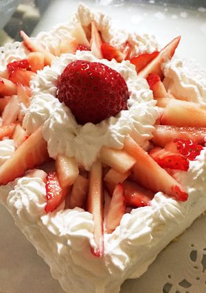 ノンオイルスポンジでケーキ☆大人用-レシピのメイン写真