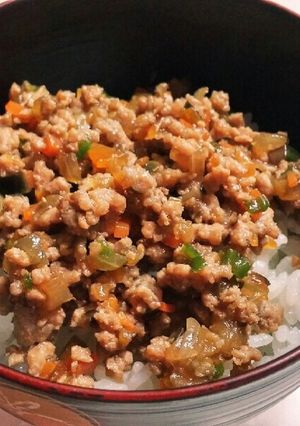 ＊野菜入りそぼろ丼＊-レシピのメイン写真