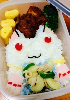 キャラ弁キュゥべえ【まどか☆マギカ】-レシピのメイン写真