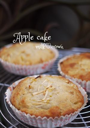 焦がしバターが香るりんごのケーキ☆HM-レシピのメイン写真