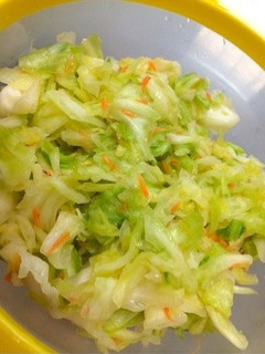 甘い〜!わさびでキャベツの漬物-レシピのメイン写真