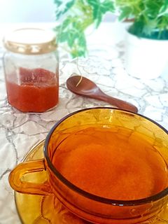 熟れすぎた柿を救済! 柿みつ茶-レシピのメイン写真