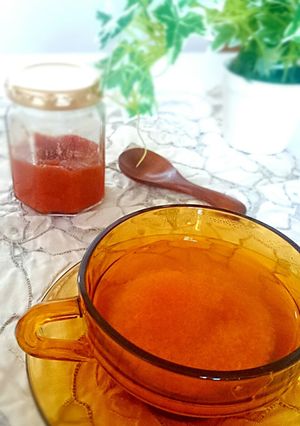 熟れすぎた柿を救済! 柿みつ茶-レシピのメイン写真