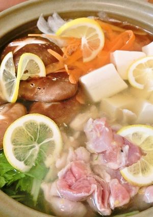 2種の塩レモンだれで食べる★塩レモン鍋-レシピのメイン写真