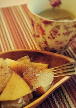 簡単焼きりんごとスウィーティー♪*ﾟ-レシピのメイン写真
