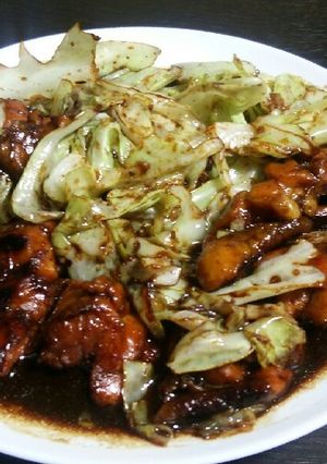 鶏モモ肉とキャベツの照り焼き風♪♪-レシピのメイン写真