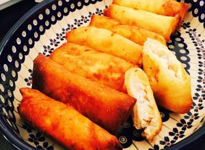 簡単！ささみチーズかにかまの春巻き-レシピのメイン写真