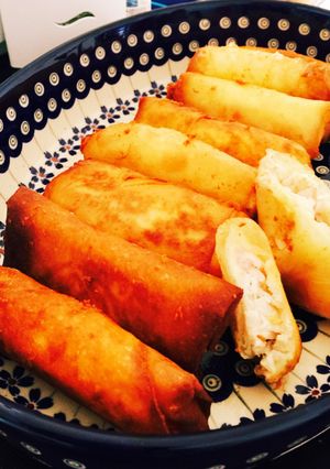 簡単！ささみチーズかにかまの春巻き-レシピのメイン写真