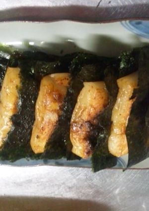 普通の磯辺焼き(￣∇￣*)ゞ-レシピのメイン写真