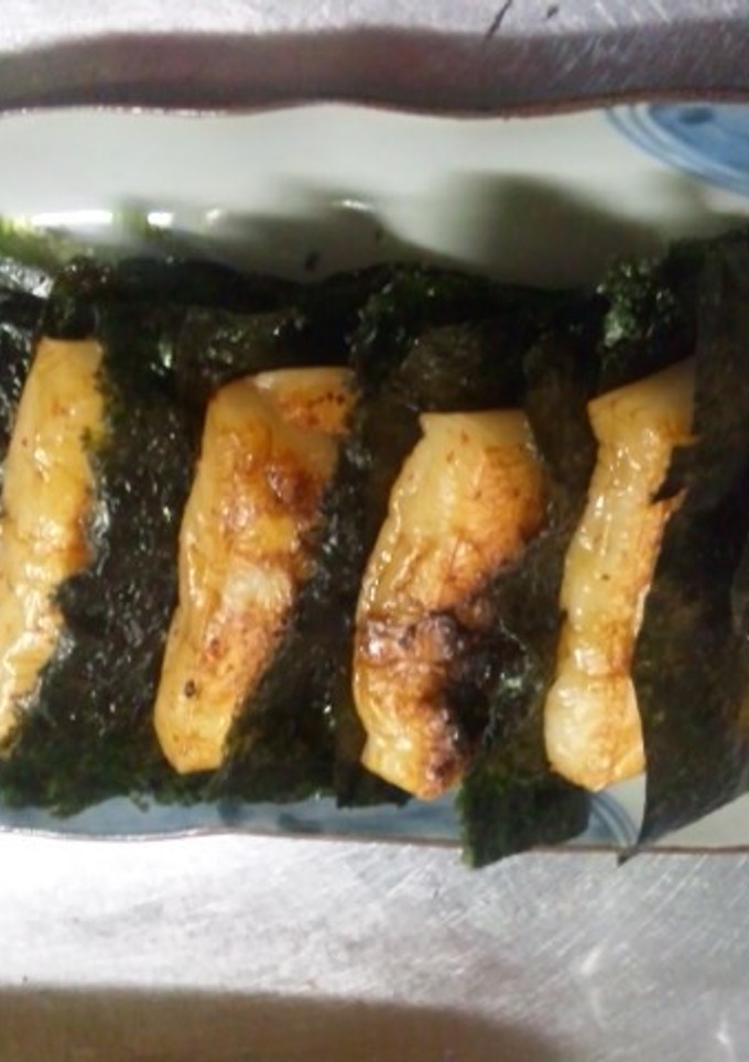 普通の磯辺焼き(￣∇￣*)ゞ-レシピのメイン写真