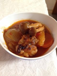 圧力鍋で簡単☆あったかチキンのトマト煮-レシピのメイン写真