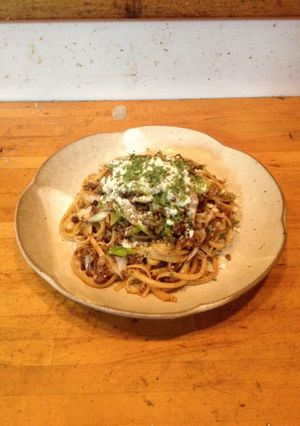 中華風ミートスパゲッティ-レシピのメイン写真