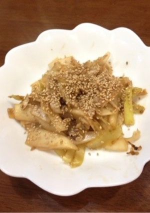 干し大根の皮の生姜入りきんぴら-レシピのメイン写真
