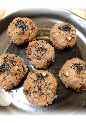 手毬赤飯-レシピのメイン写真