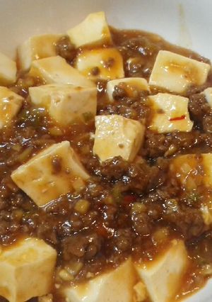 簡単でおいしい本格的な一人前の麻婆豆腐!-レシピのメイン写真