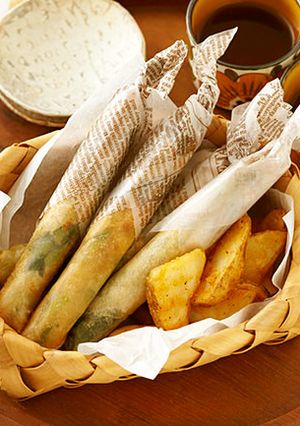 子どもと作る「ホワイトカレーの春巻き」-レシピのメイン写真