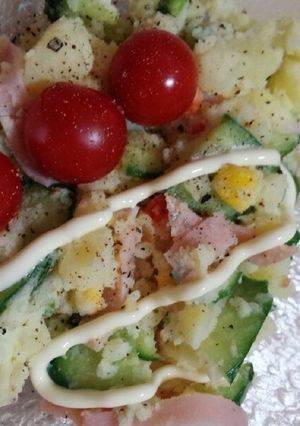 ミックスベジタブル入りポテトサラダ-レシピのメイン写真