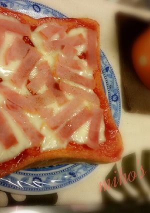 忙しい朝に☀ベーコンチーズトースト-レシピのメイン写真