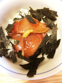 リメイク☆刺身でづけ茶漬け-レシピのメイン写真