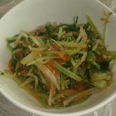水菜と明太子のナムル-レシピのメイン写真