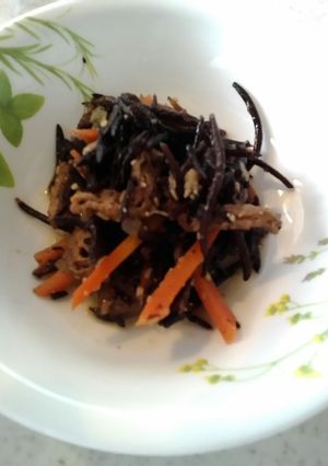 鉄分たっぷり ひじきの煮物-レシピのメイン写真