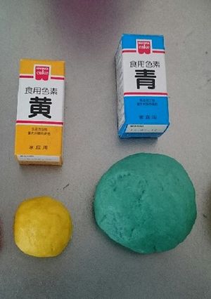 カラフルクッキー生地-レシピのメイン写真