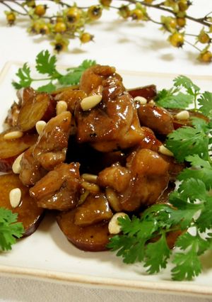 鶏と薩摩芋で＊パインジュースの炒め煮-レシピのメイン写真