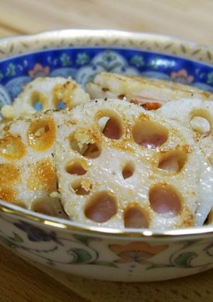 蓮根のベーコンチーズはさみ焼-レシピのメイン写真