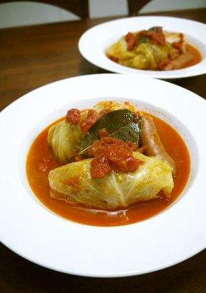 我が家のロールキャベツ♪トマトスープ味♪-レシピのメイン写真
