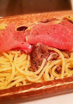 生ハムのバジリコパスタ-レシピのメイン写真
