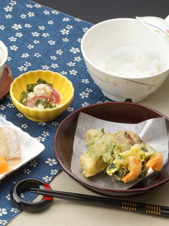 介護食 やわらか天ぷら定食-レシピのメイン写真