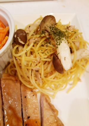 付け合わせに!!しめじとツナのパスタ♪-レシピのメイン写真