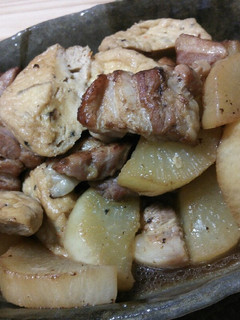 豚肉とだいこんの炒め煮-レシピのメイン写真