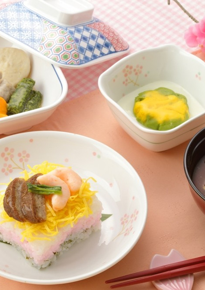 行事食　介護食　ひなまつり御膳-レシピのメイン写真