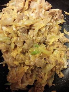 簡単!焼き肉のたれで卵とじ-レシピのメイン写真
