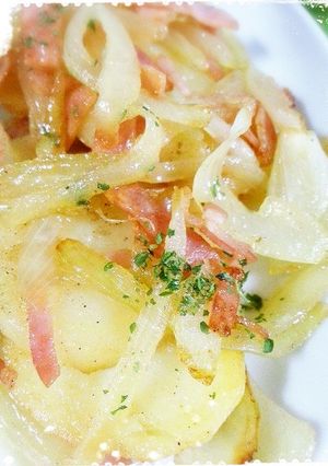 ポテトとベーコンのバター炒め-レシピのメイン写真