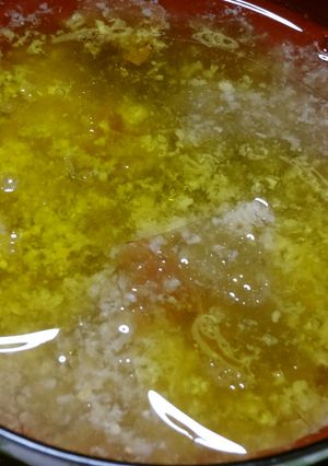 オリーブオイルで温まる～お味噌汁♪-レシピのメイン写真