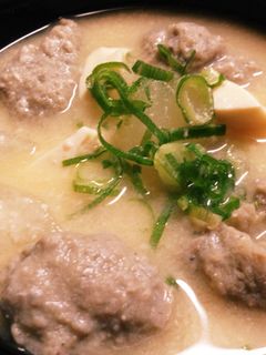 ぎすのすり身団子と大根の酒粕入りみそ汁-レシピのメイン写真
