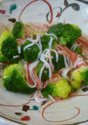 ブロッコリーの蟹（？）あんかけ-レシピのメイン写真